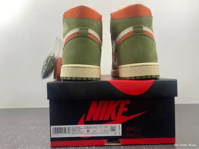 1st Kicks Craft OG High Air 1 FB9934-300 Celadon Jordan 0505